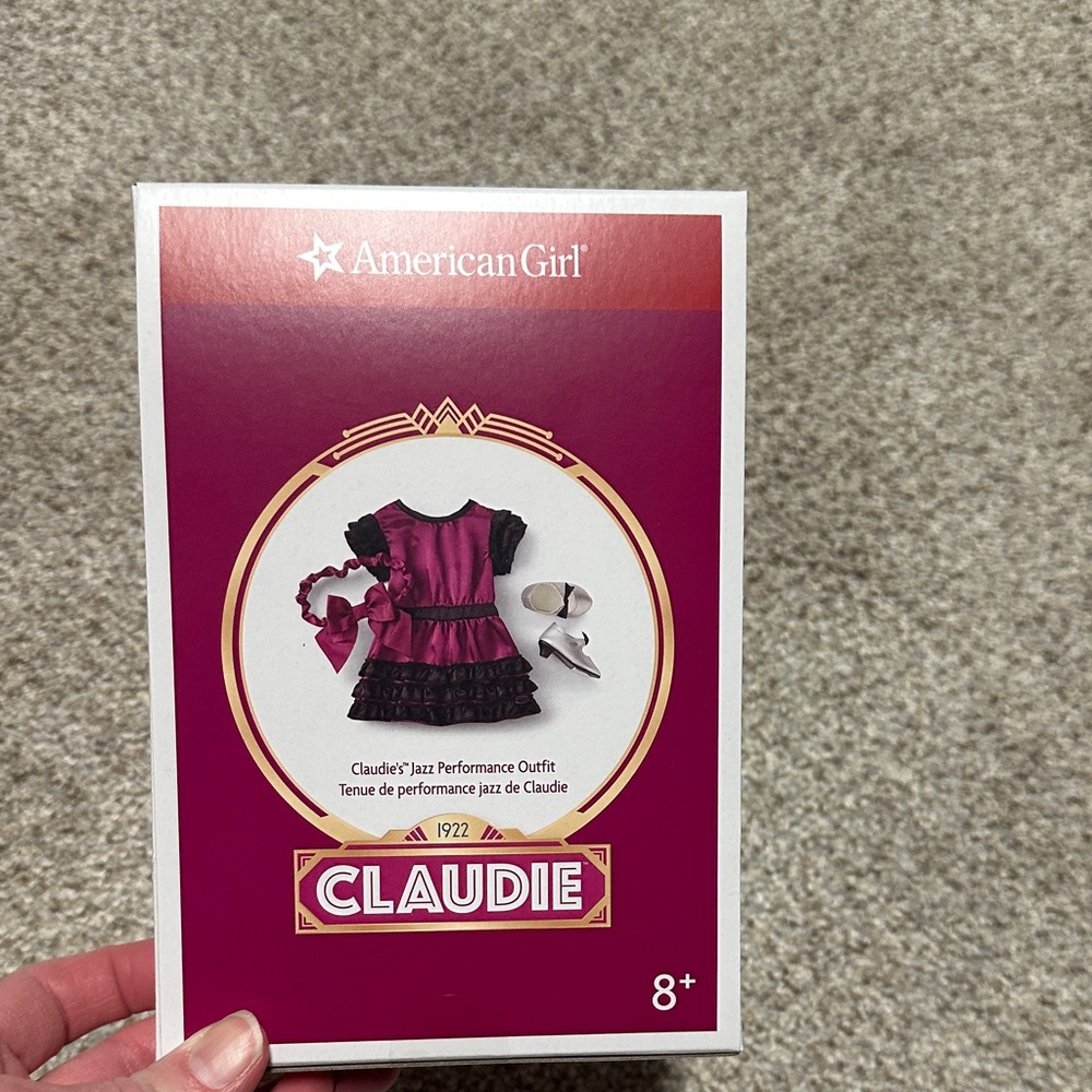 New in Box American Girl Claudie Jazz Outfit in Pink and Black